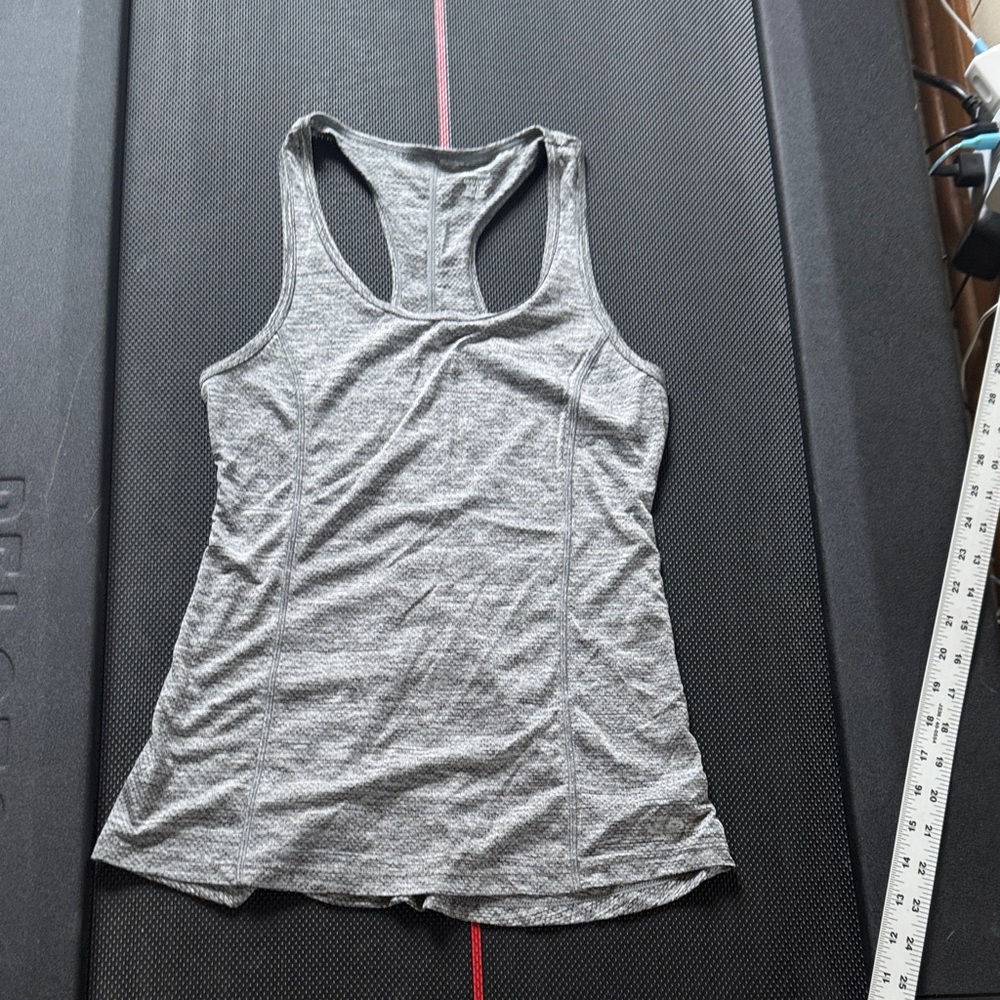 Champion Heather Gray Racerback Tank Top - Gray